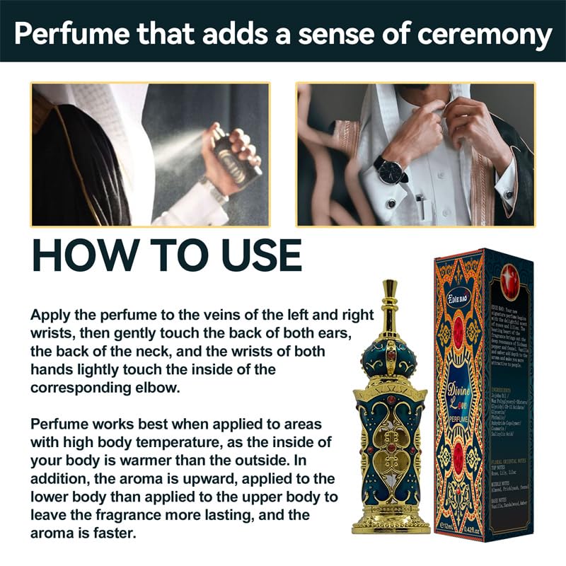Long Lasting Personal Perfume Oil Fragrance - A Seductive Signature Aroma Floral Oriental Elegance Eau de Parfum – 12mL - Image 6