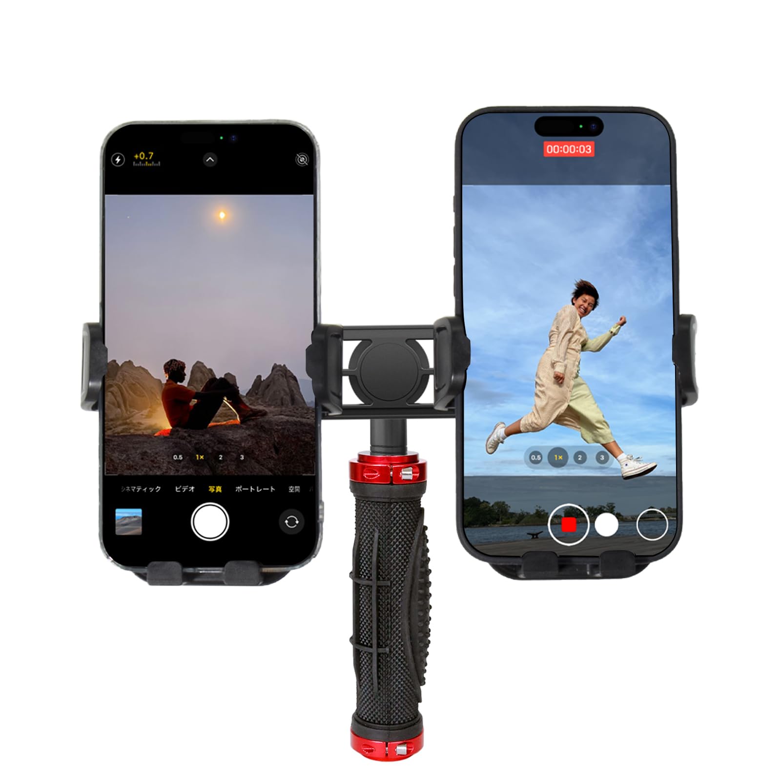 Amazon.co.jp: 【双角度・デュアルアングル スマホスタンド 1 拖 2