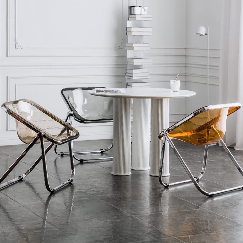 クリア アクリル折りたたみ椅子 透明な折りたたみ椅子 アクリル椅子 クリエイティブファッション