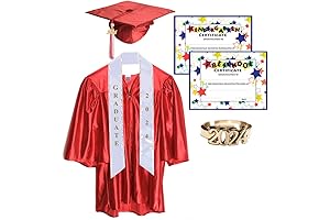 Little Kids Shiny Deluxe Graduation Sets