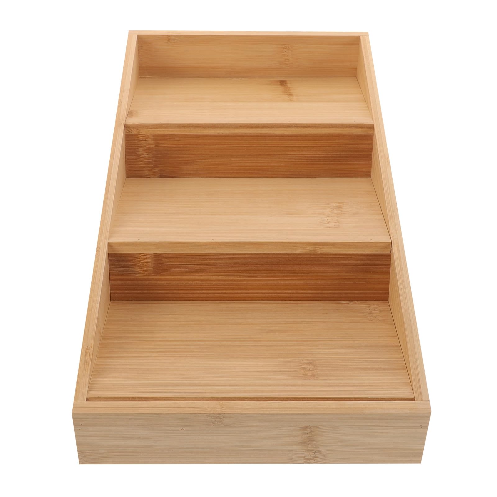 PACKOVE Estante de Especias Antideslizante para Cocina de 3 Niveles Organizador de Condimentos y Material Sintético y Almacenamiento Práctico Adecuado para Gabinetes