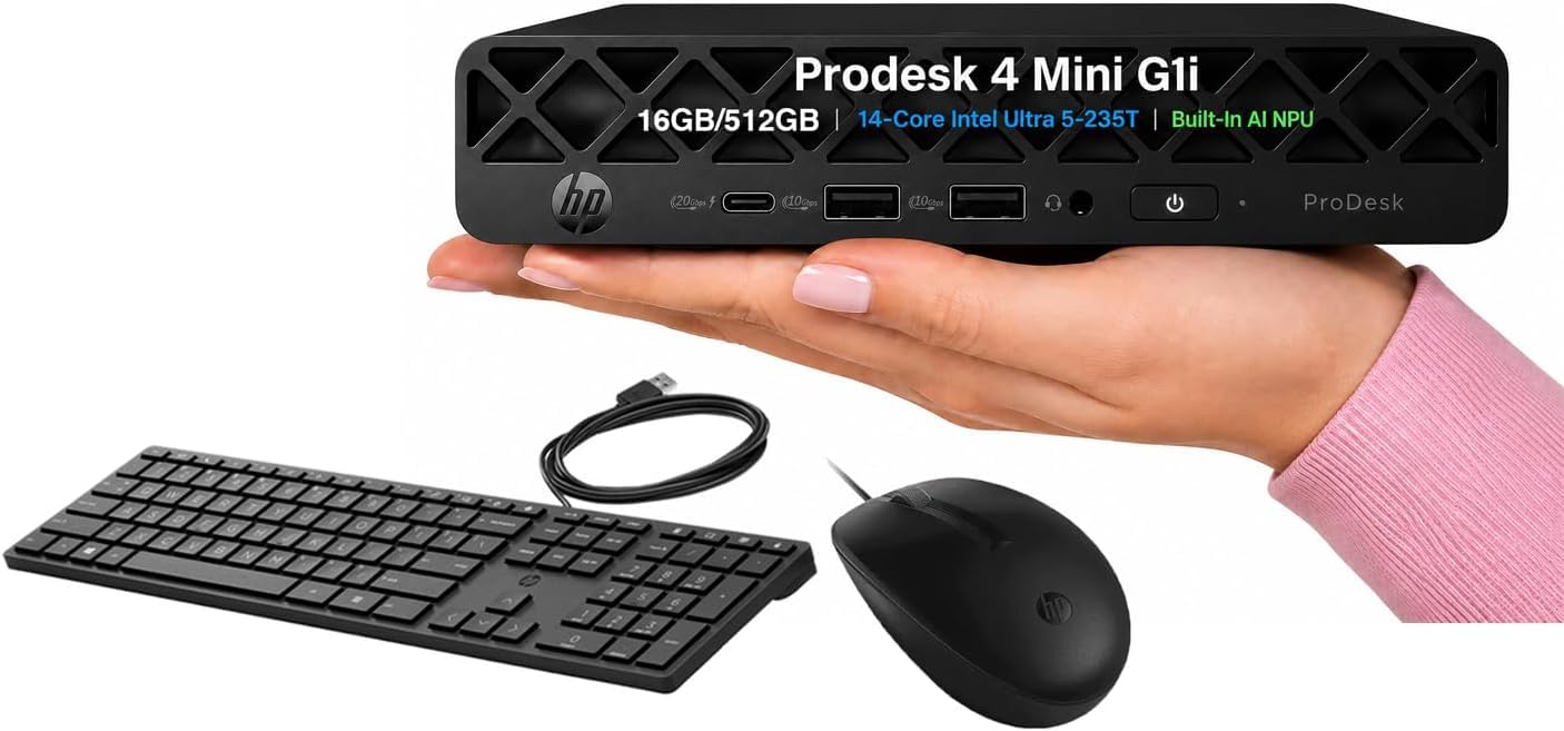 【最終セール】HP ProDesk Mini PC動作確認済み HPのミニPC「ProDesk 400 G4 DM」が22,800円！Core i5-8500TやWindows