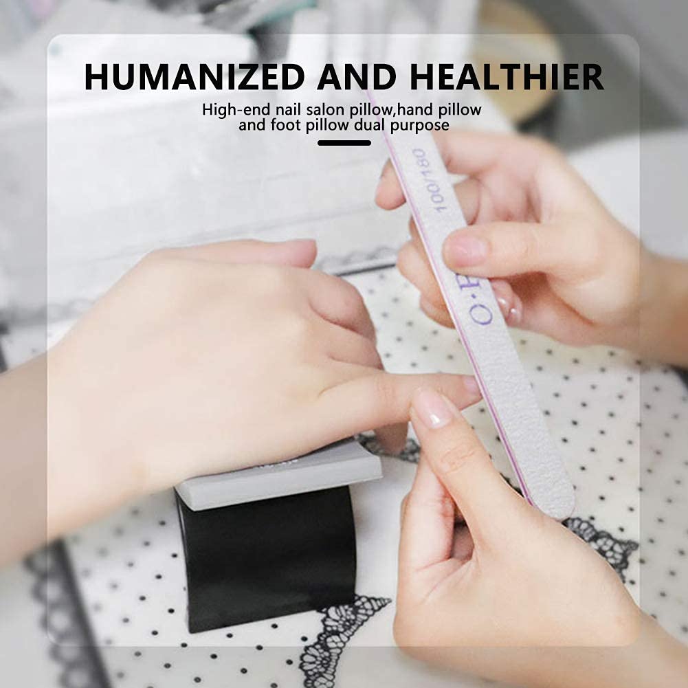 KIRA Nail Arm Rest, U Shape Silicone Manicure Hand Pillow Pad, Nail Art Mat Holder, Nail Tool Equipment, Nail Art Accessories Professional Nail Salon Tool 2