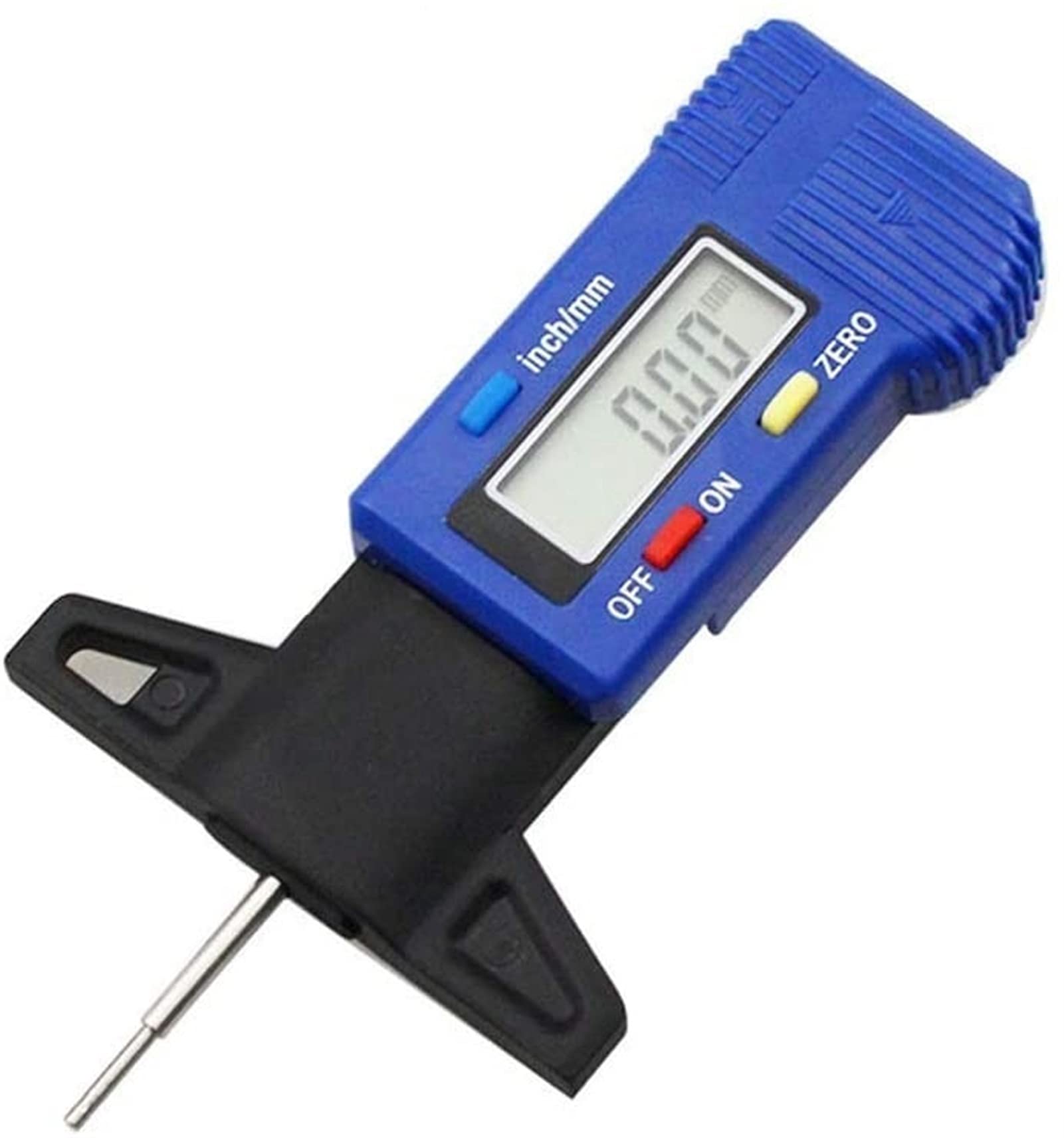 Calibrador Sonda de metal Pantalla digital electrónica Medidor de profundidad de la banda de rodadura Medidor de banda de rodadura Calibrador Vernier profundo Herramienta de medición Herramienta