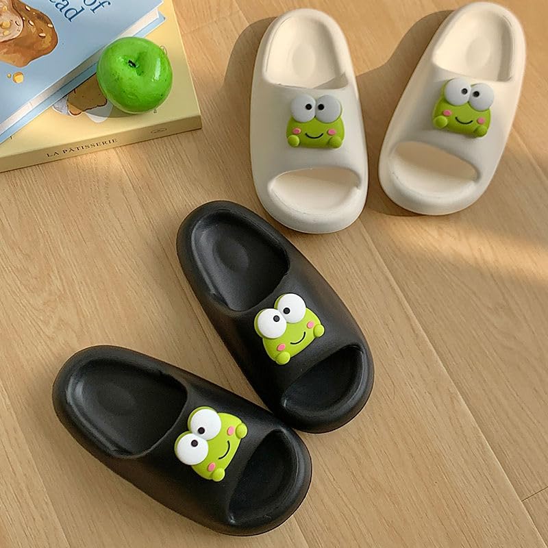 Cute Kawaii Multi Colored Frog Pillow Slipper Cloud Slides Non-Slip Summer Slipper4