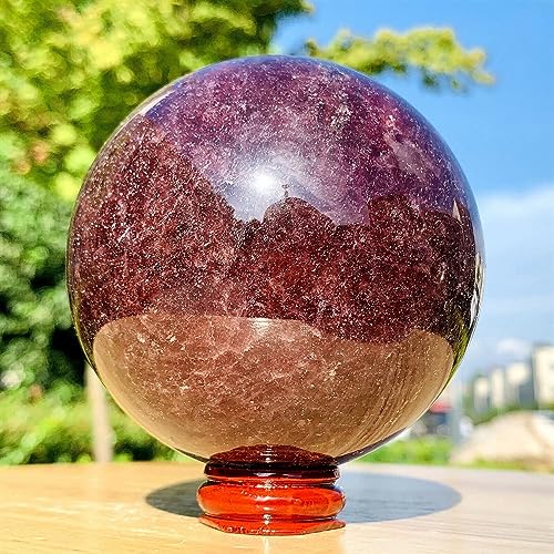 Quartz fraise sphère minérale 55-60mm pour collectionneur de cristaux