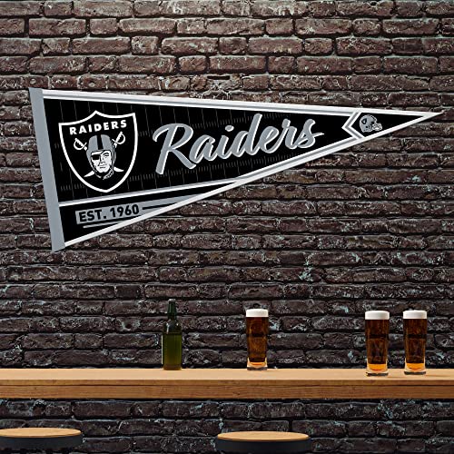 Image of Rico Industries NFL Football Classic 12 inch x 30 inch Felt Wall Decor Pennant - Great for Home /Bed Room /Man Cave Decor