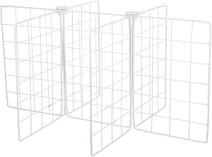 Metal Chest Freezer Dividers 6-Compartment Wire Mesh Organizer, Deep Freezer Storage Partition for