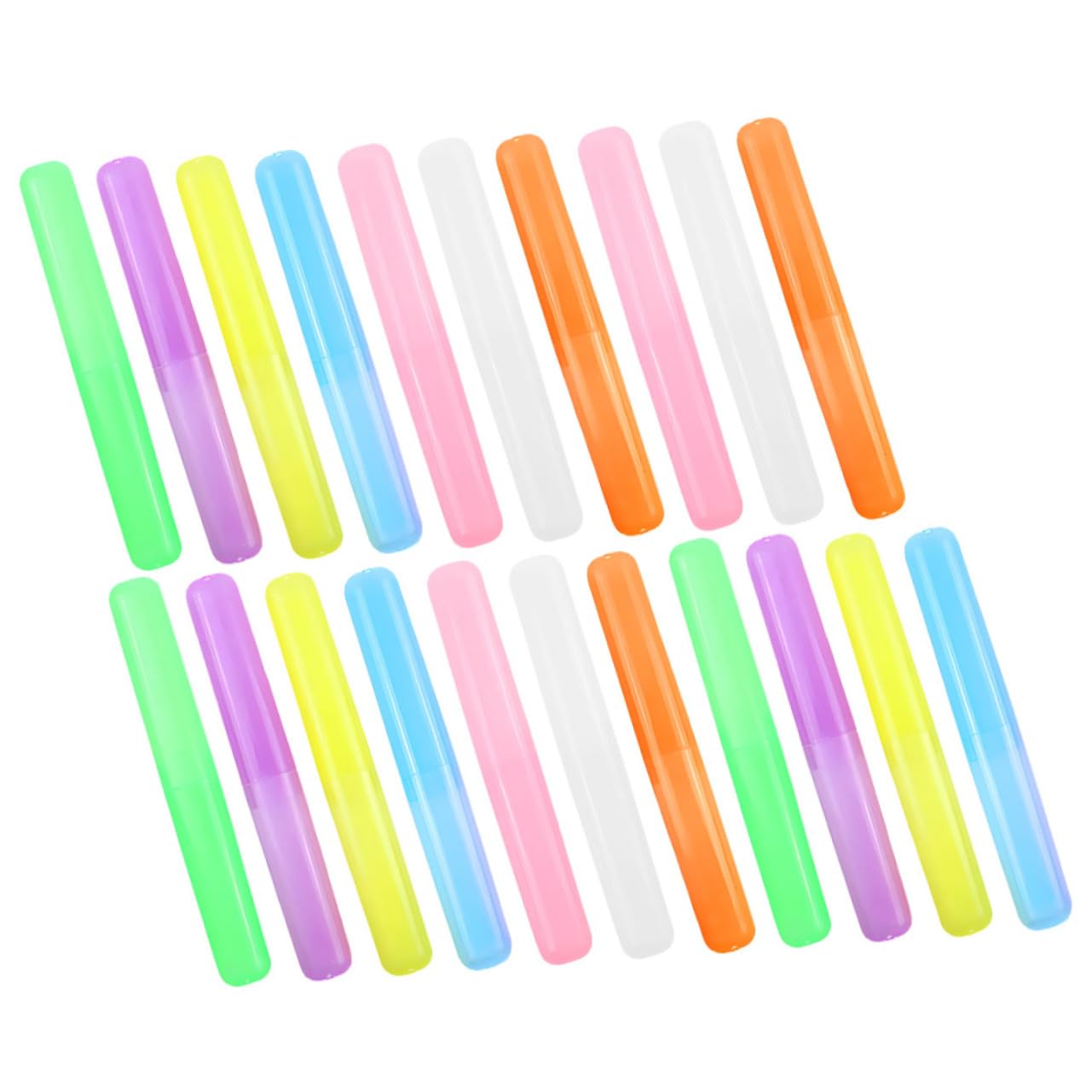 Cabilock 5 Set Della Caramella Custodia Per Spazzolino Da Denti Custodia Da Viaggio Per Spazzolino Da Denti Custodia Per Spazzolino Da Denti Custodia Da Viaggio Per 21 pezzi * 5