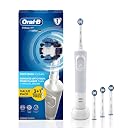 Oral-B Vitality Rechargeable Rotating Electric Toothbrush For Adults With 4 Brush Heads & 2 Modes (Daily & Sensitive), 2 Min Timer With Quadpacer, 2 Year Warranty By, IPX7 Water Resistant,(White, 1) gallery image