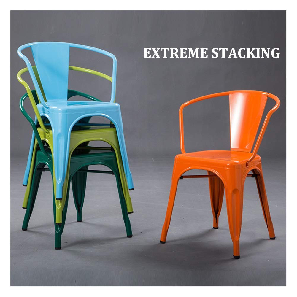 Amazon.co.jp: バースツール 2個バーチェアカラフルスタッキング