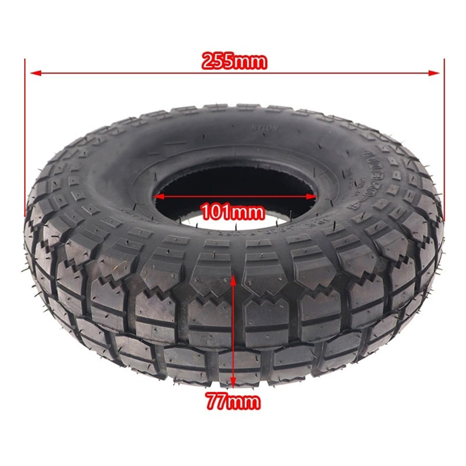 Pneumatico Monopattino 8.5 Antiforatura 4.10/3.50-4 Pneumatico esterno interno 410/350-4 Ruota pneumatica Uso apto para scooter elettrico, accessori carrelli(Inner outer tire)