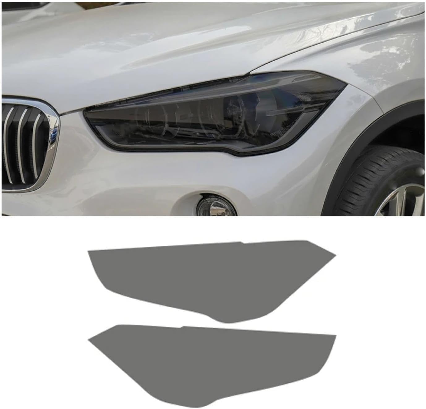 SamLng Car Front Light Film for X1 F48 2015-2024 Precut Headlight Protective Film Car Front Headlamp Protection Film car Lights Film Headlight Anti-Scratch Non-Yellowing Protective Film