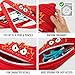 ZIPIT Monster Pencil Case for Kids | Pencil Pouch for School, College and Office | Pencil Bag for Boys & Girls (Red)