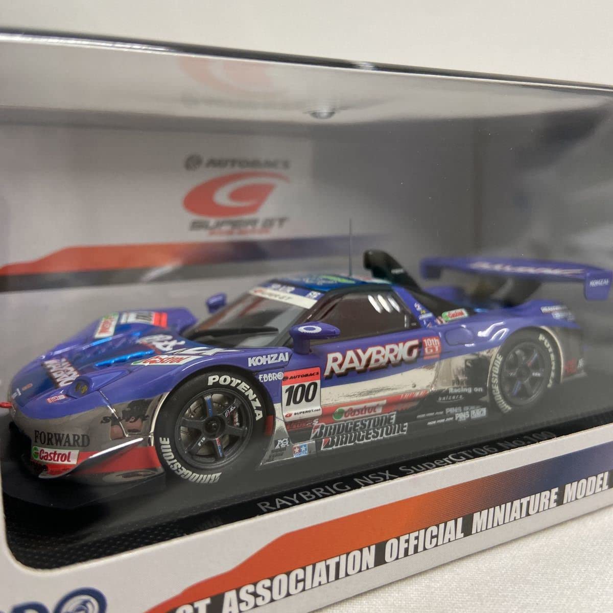H12【まとめ売り】 エブロ製 1/43 SGT HONDA車 6台 Amazon | EBBRO 1/43 レイブリック NSX-GT SUPER GT GT500 2017
