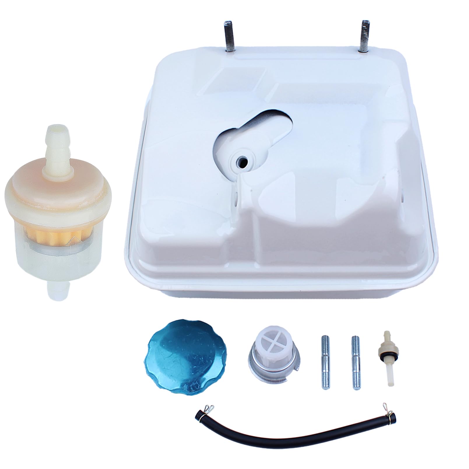 Réservoir de carburant GX240 pour Honda GX390 GX340 GX270 GX420 Harbor Freight 420 Go Kart adapté pour Champion 240 cc 270 cc 389 cc 420 cc 439 cc moteur