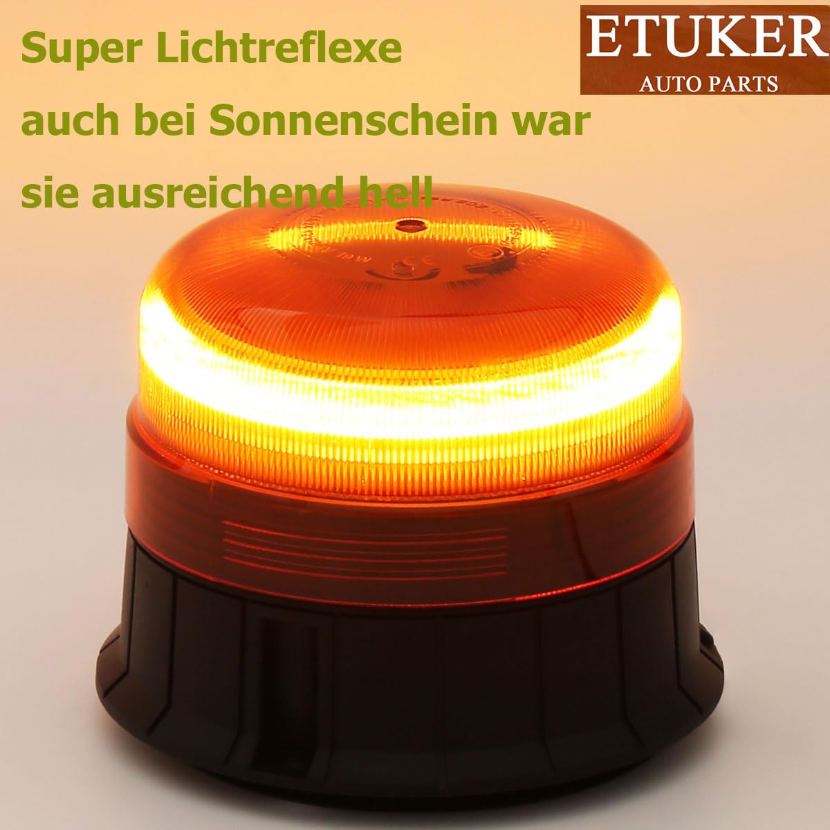 Luces Estroboscópica Coche Luz Rotativo Led Tractor Magnetico 12v 24v Flash de Emergencia Homologadas