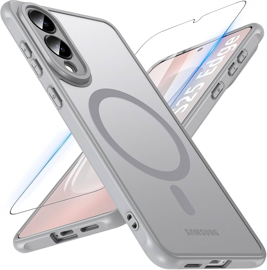 Amazon.co.jp: Galaxy S25 Edge ケース 【MagSafe対応・ガラスフィルム