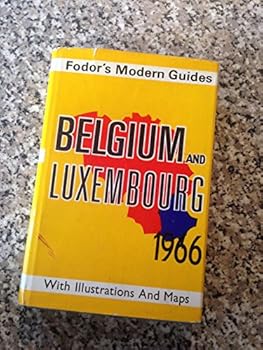 Hardcover Belgium and Luxembourg 1966 Book
