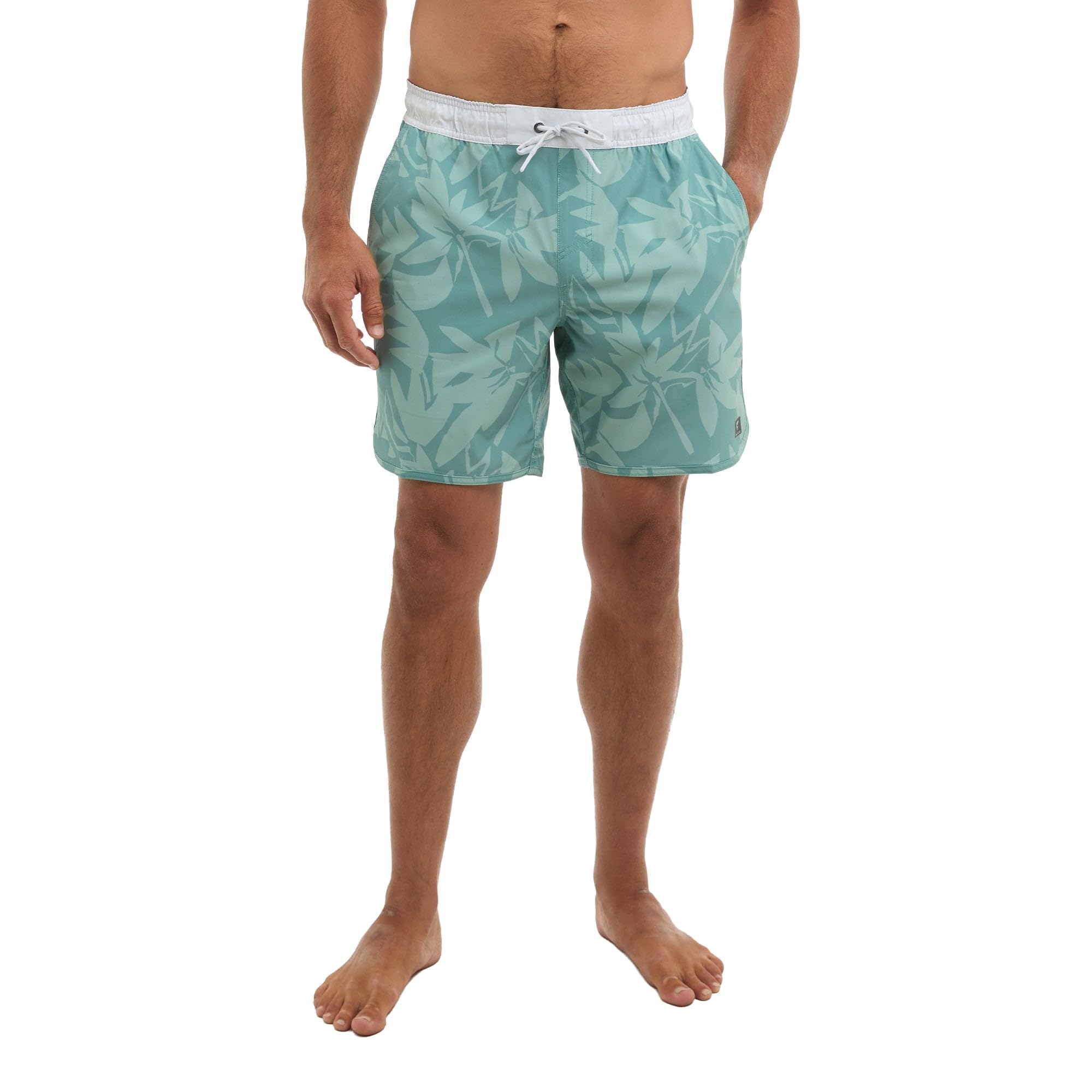 PELAGIC Downswell - Pantaloncini con elastico in vita, 45,7 cm