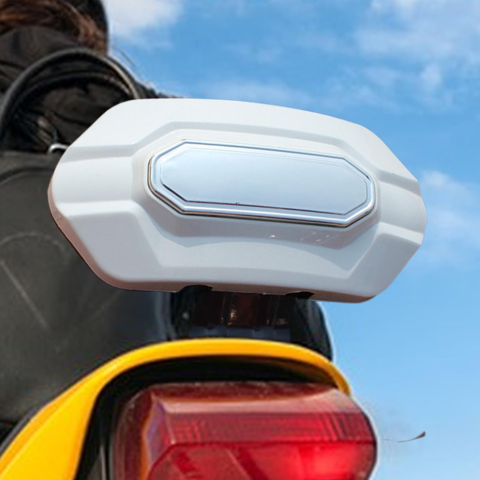 Almohadilla del Respaldo de la Motocicleta, Respaldo Street Glide, Cómodo soporte para el conductor, trasero desmontable para bicicleta eléctrica, accesorios de deslizamiento de