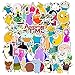 DUOYOU Adventure Time Lot de 50 autocollants imperméables pour skateboard guitare moto bagage