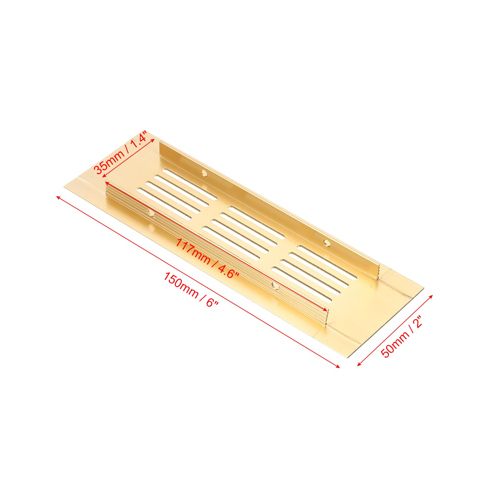 PATIKIL 6 x 2 Inch Door Air Vent Cover - Image 2