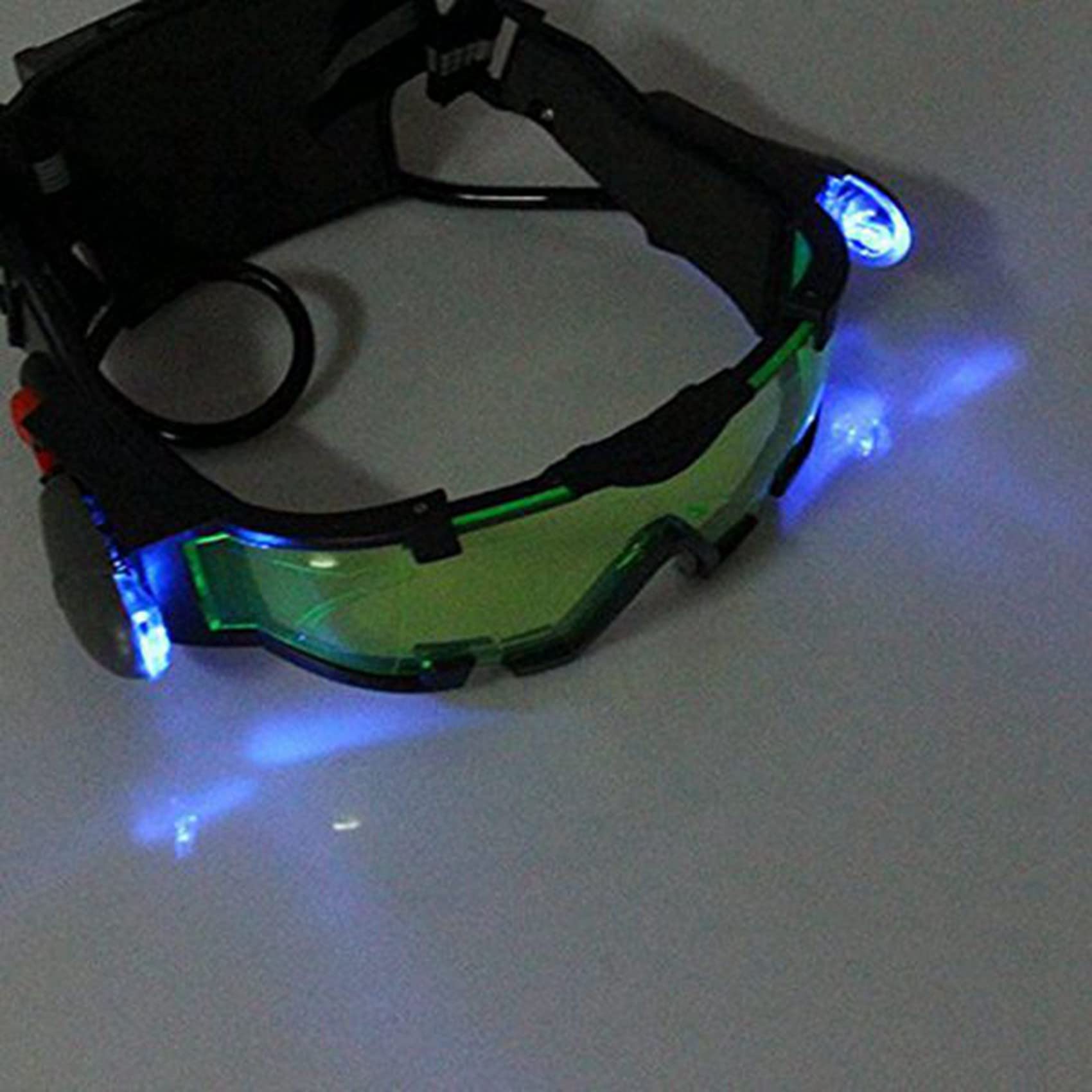 2X Nachtsichtgeraet mit Flip-Out LED Blau Fuer Aktivitaeten in der, Speziell Fuer Kinderspiele