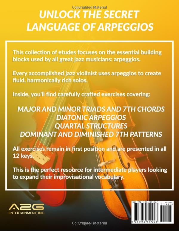 Jazz Violin Etudes: Triad & 7th Chord Arpeggios - Image 2