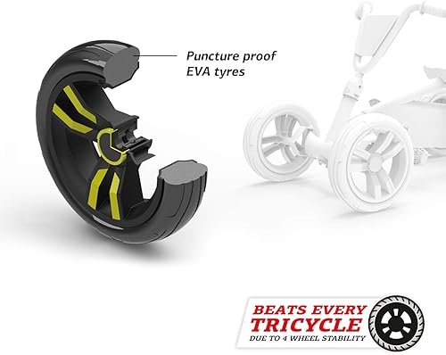 Miniatura 7 de BERG Pedal Kart Buzzy Nitro  Pedal Go Kart juguetes de paseo para niños y niñas Go Kart juguetes de paseo para niños pequeños juguetes al aire libre