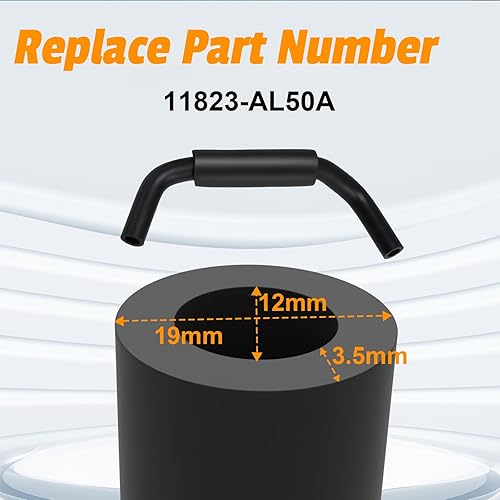 Miniatura 4 de Manguera de PCV para respiradero de cárter para Nissan 350Z Infiniti G35 FX35 M35 2003-2006 Reemplazo #11823-AL50A