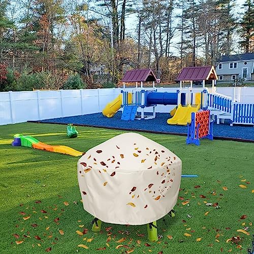 Image of Water Table Cover Waterpark Play Table Covers Sand Water Outdoor Water Table Cover 34X34X18 inch-Beig