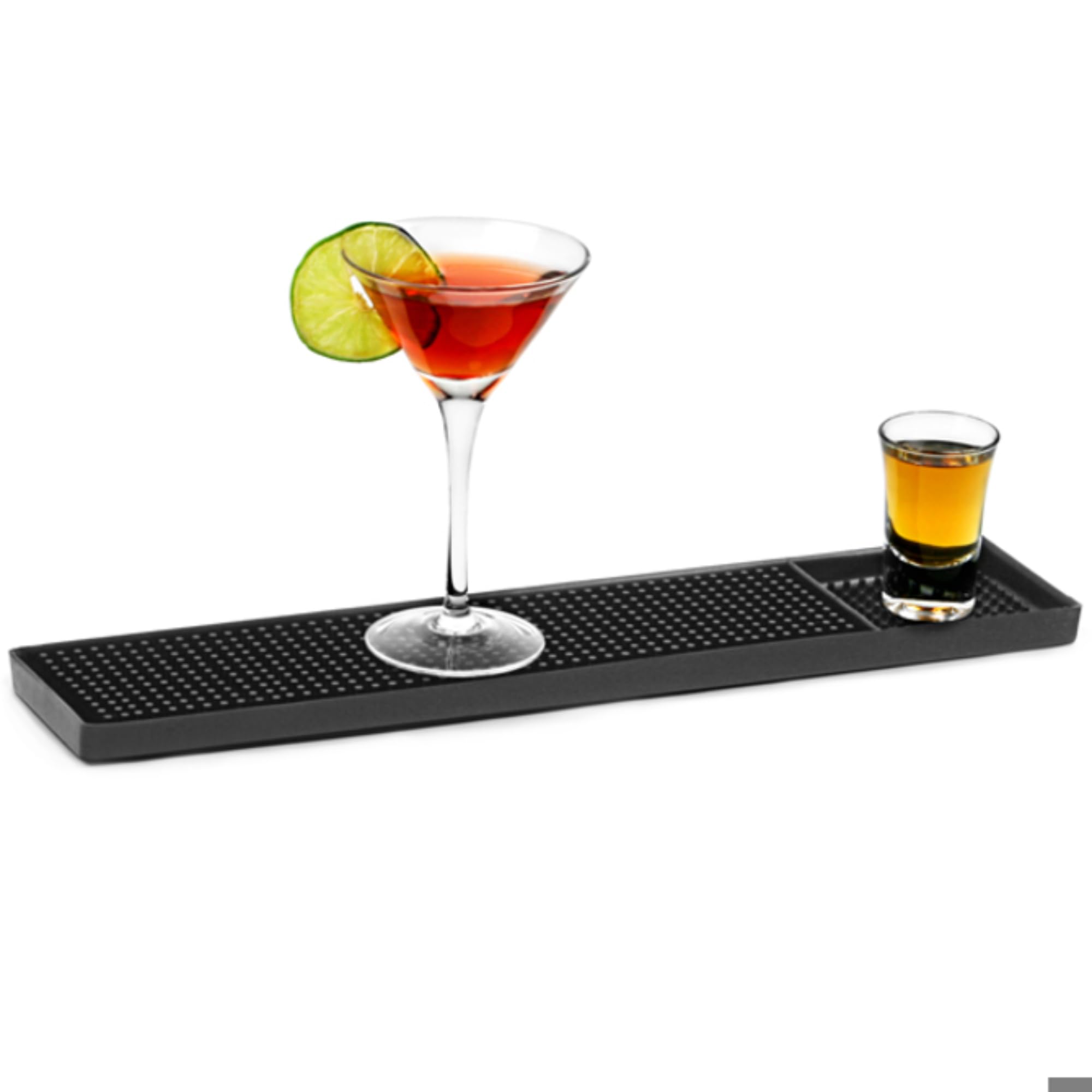 Gumowa mata prętowa 38 cm | Bar@drinkstuff bieżniki do drążka na palec, gumowa szyna do szklanych wyrobów
