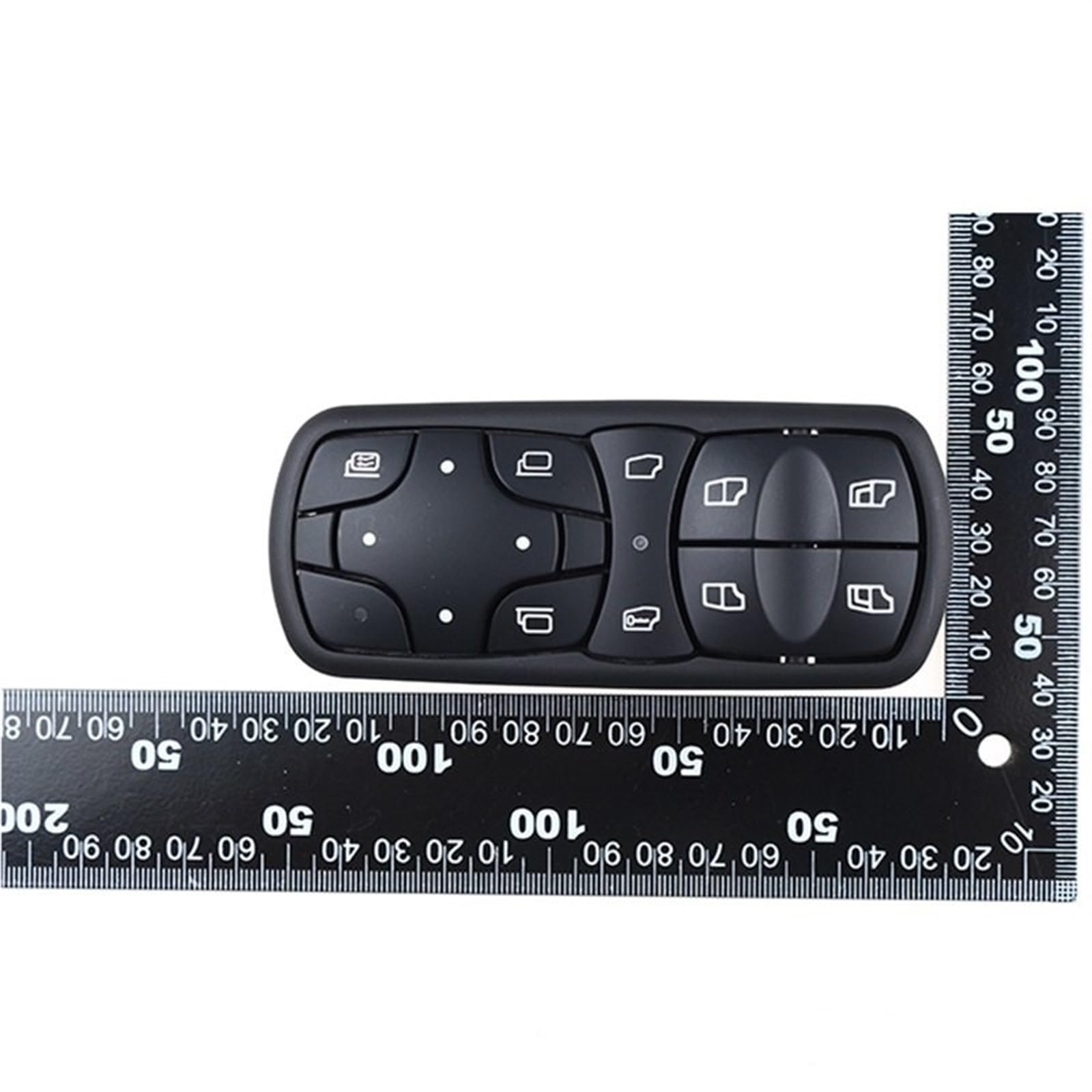Pulsante Finestrino Auto Compatibile con Benz per Actros MPII Power Window Lifter Control Switch Accessori per Auto Nero 9438200097