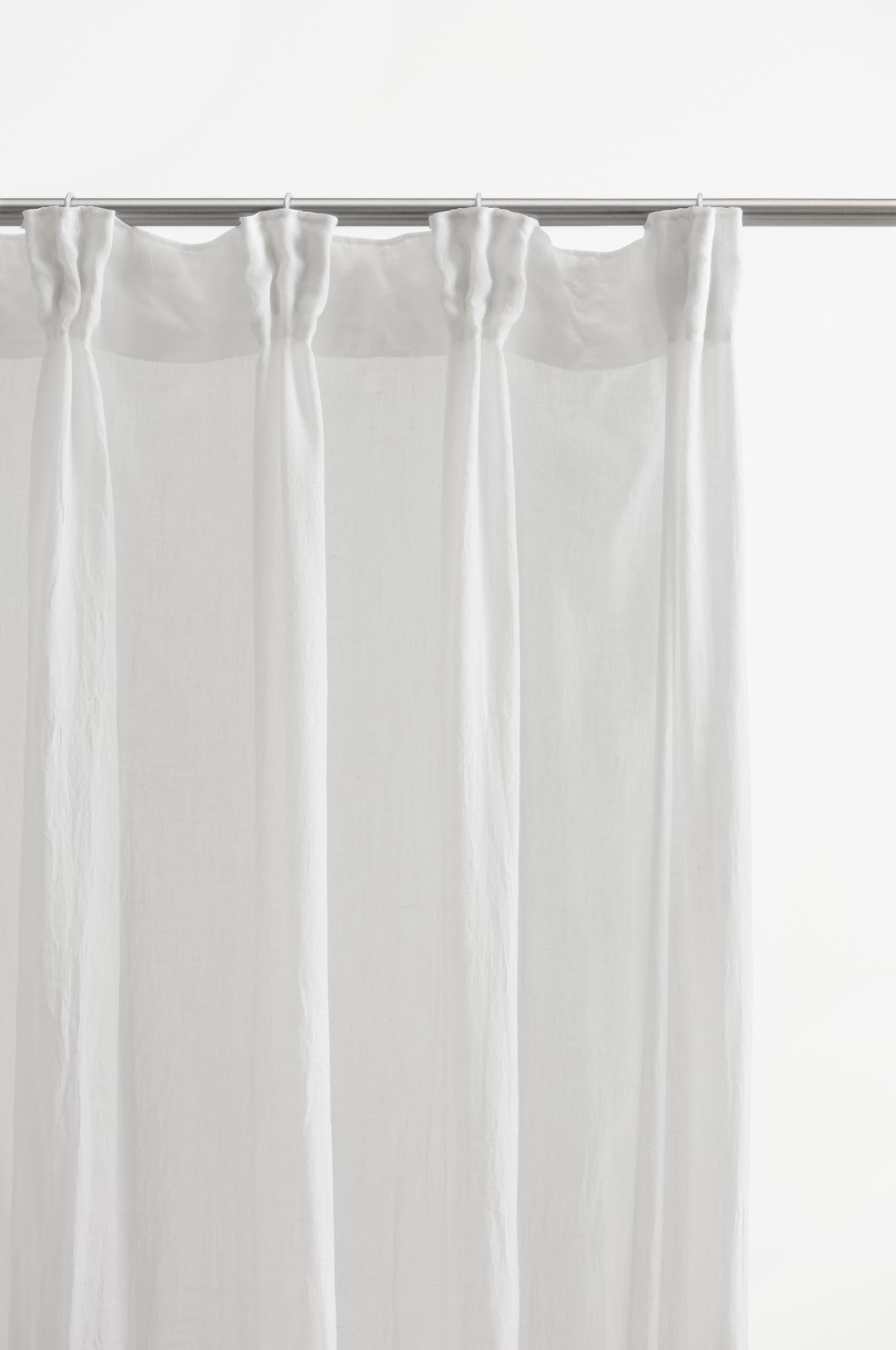 Jotex Tenda multifunzione a strati extra larga, 275 cm, in misto cotone e poliestere, certificata Oeko-TEX® Standard 100, cotone migliore, bianco, 1 pezzo 275 x 250 cm