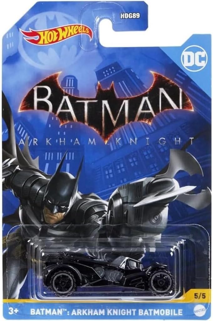 Hot Wheels Batman Batmobile Bundle of 3 Diecast Vehicles from Basic and Premium Basic Releases