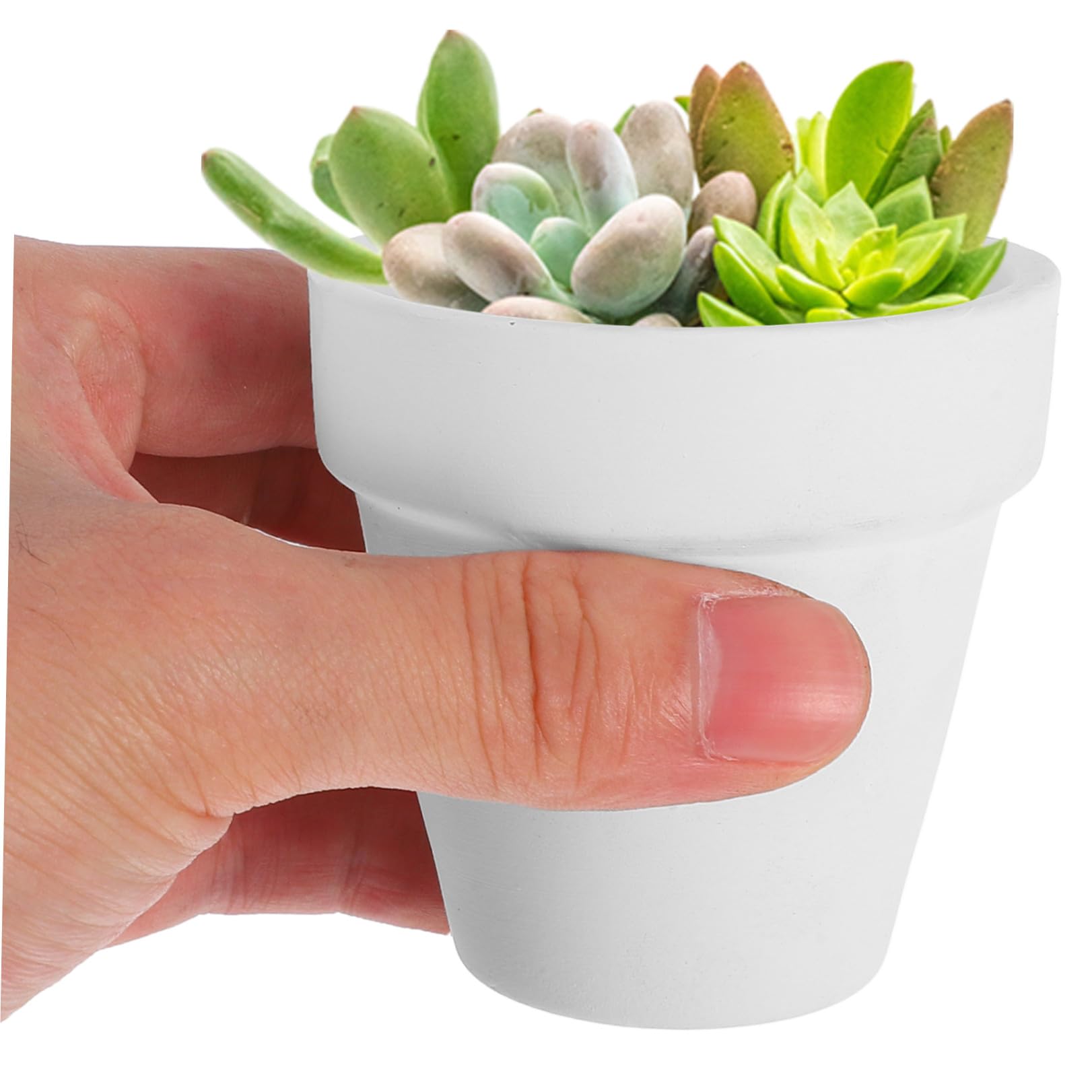 BESPORTBLE Set 20 Vasi in Terracotta Piccoli di Drenaggio per Piante Succulente e Decorazione Casa