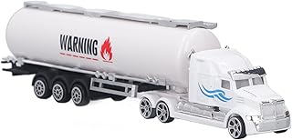 Itonash Oil Tanker Road Tug Toy Vehicle, Oil Tanker Truck Model, High Simulation, Interactive, Realistic Alloy Tank Truck ...