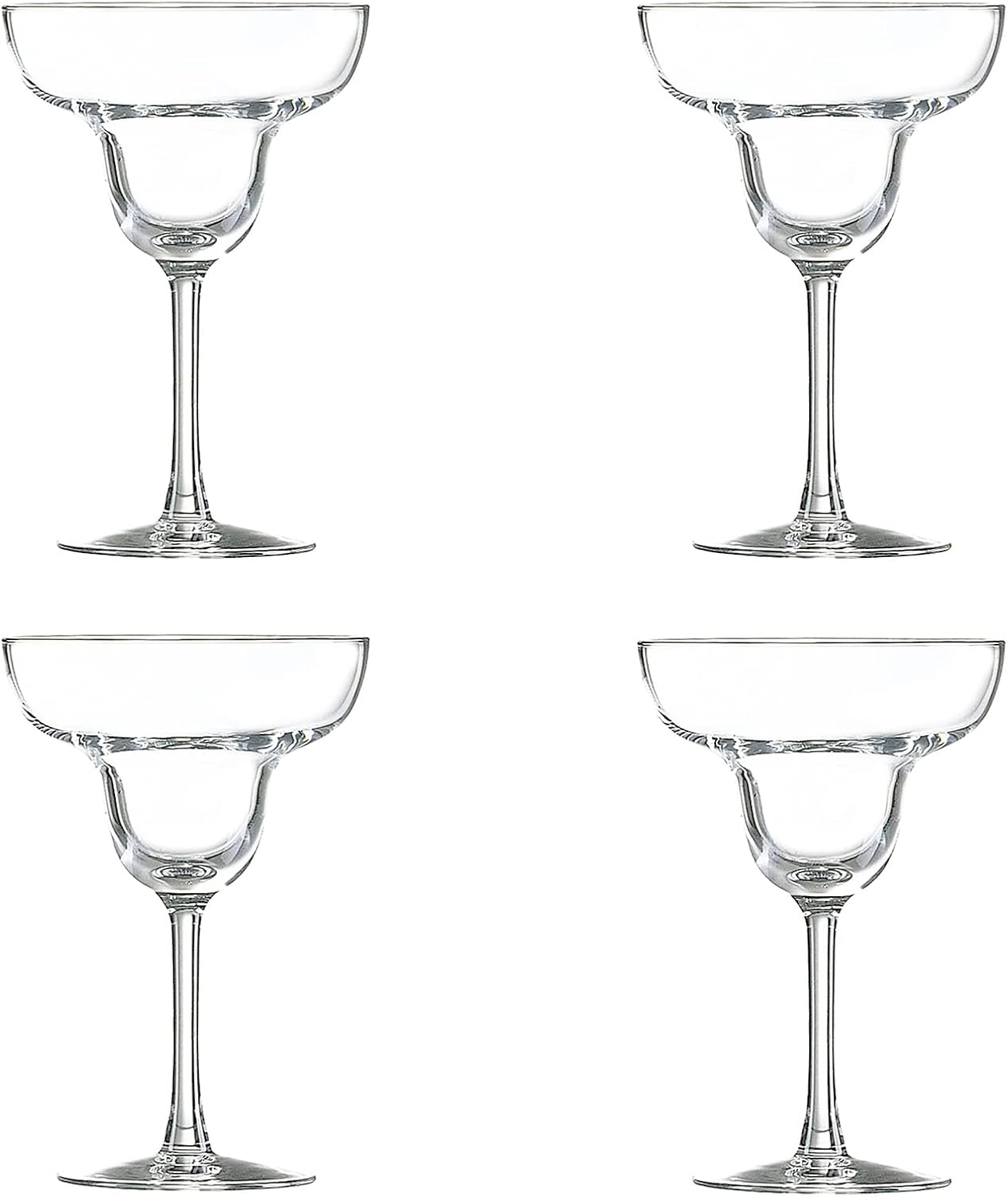 alpina Set of Cocktail Glasses - Margarita Glass - 4 Pieces - 250 ml - Glass