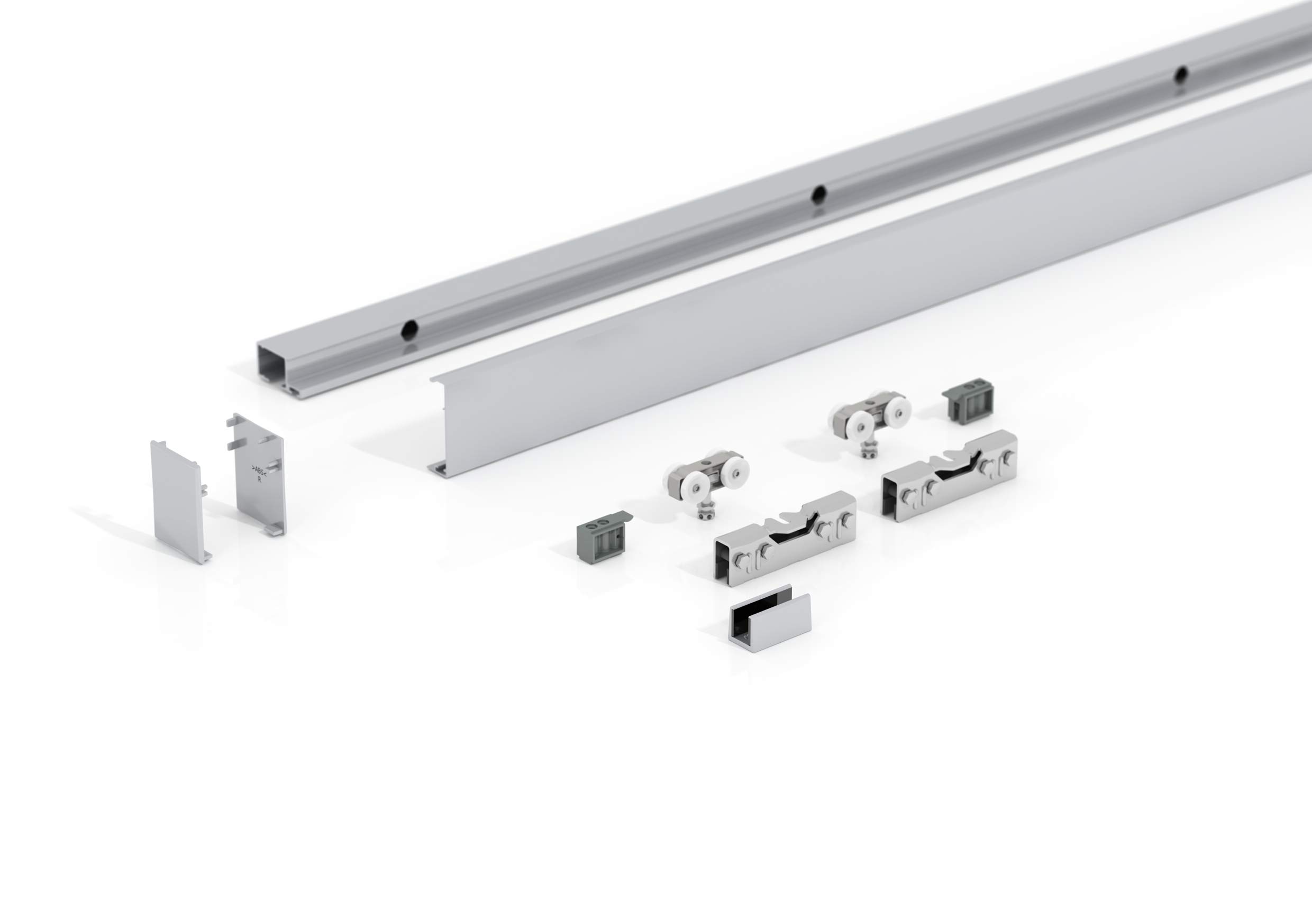 Emmtore Schiebetür 102x205cm - ESG Glas & Aluminium