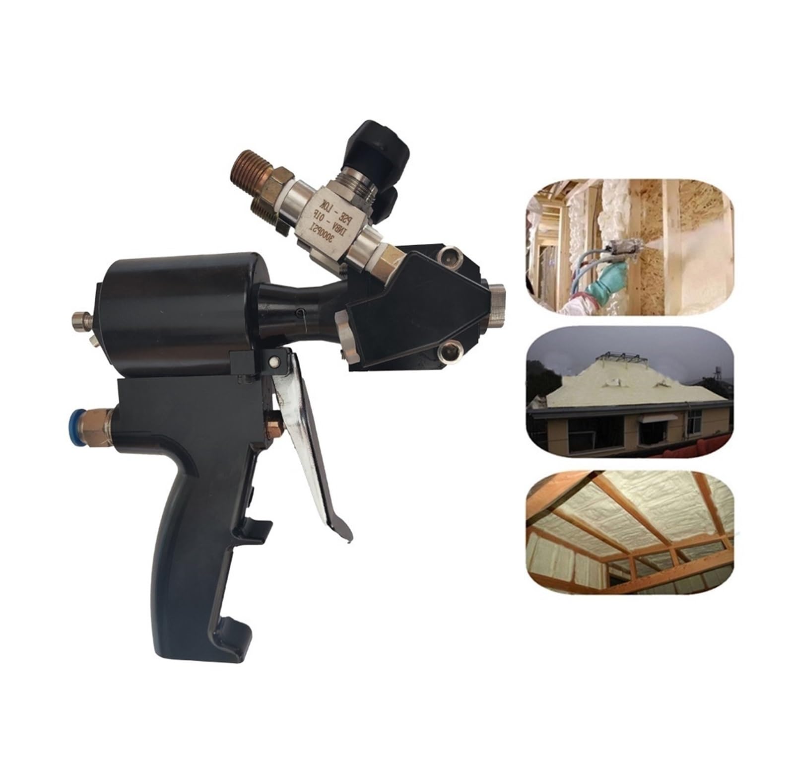 Ulepszony pistolet natryskowy do pianki poliuretanowej i polimocznikowej P2 Air Purge Sprayer Tools With Accessory Bag Do użytku DIY