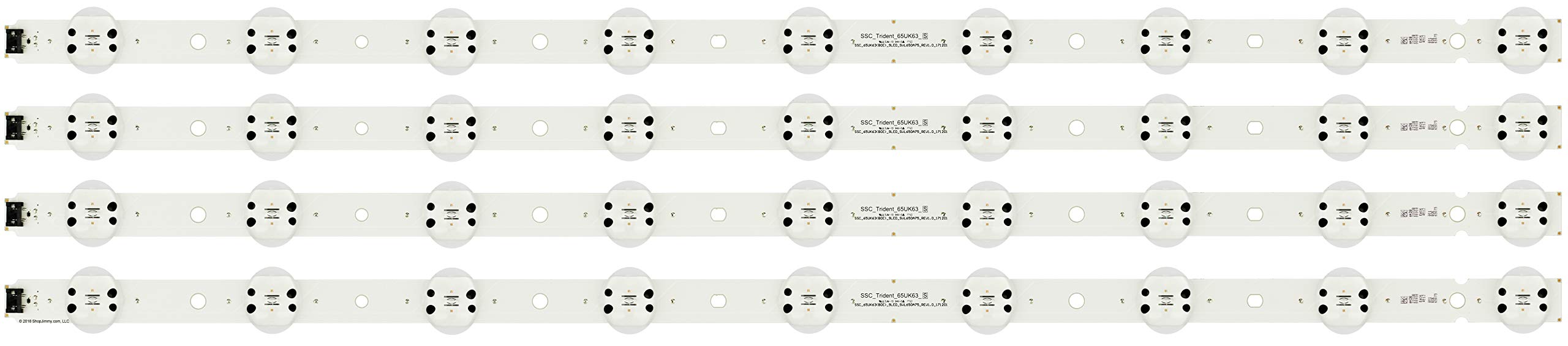 EAV63993003 LED Backlight Strips (4) 65UK6090PUA 65UM6900PUA New