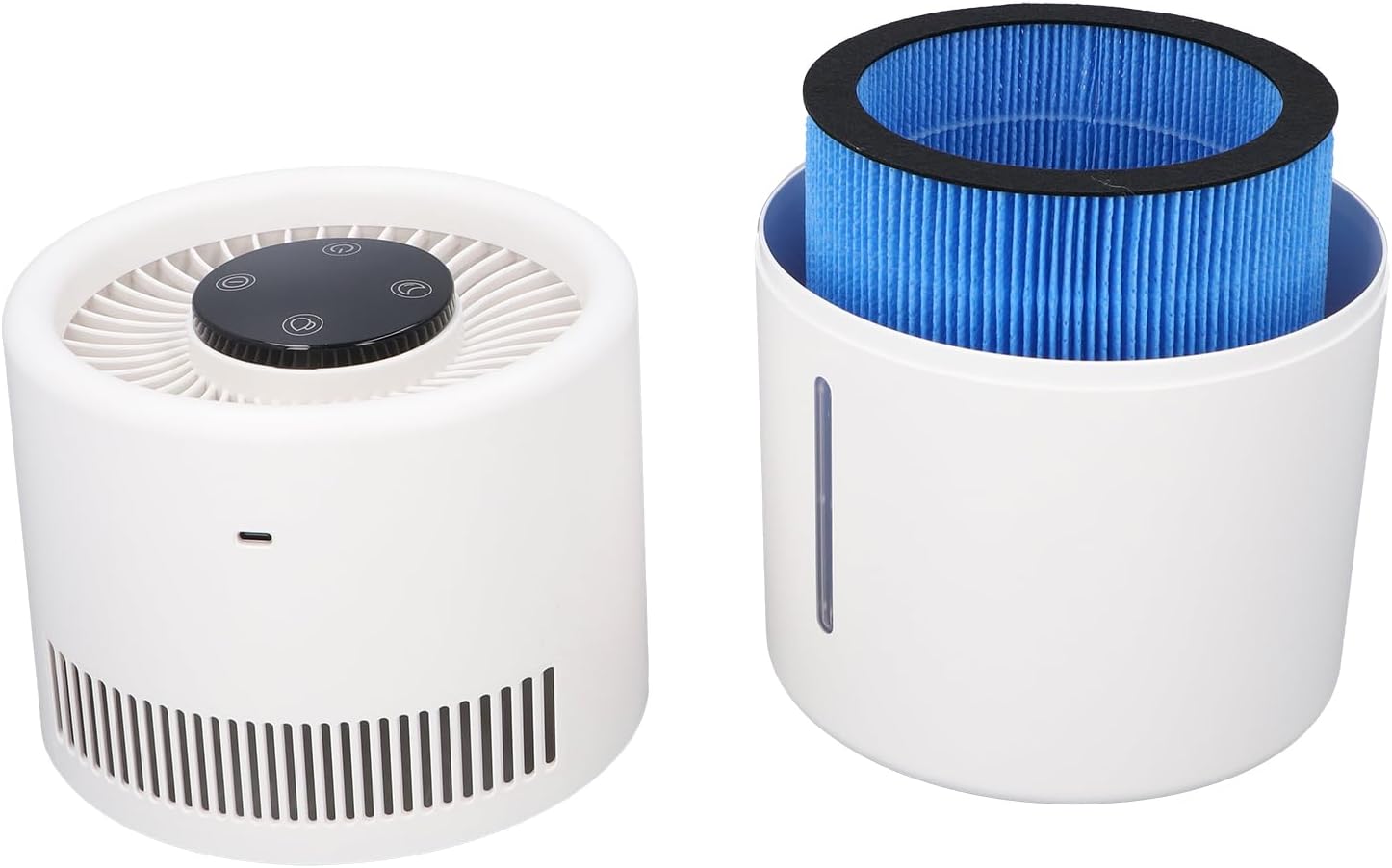 Air Purifier and Humidifier, Large Capacity, Efficient Purification for Bedroom Humidifier, Quiet Running, Versatile Use, with 4L Water Tank Quiet for Office Nursery