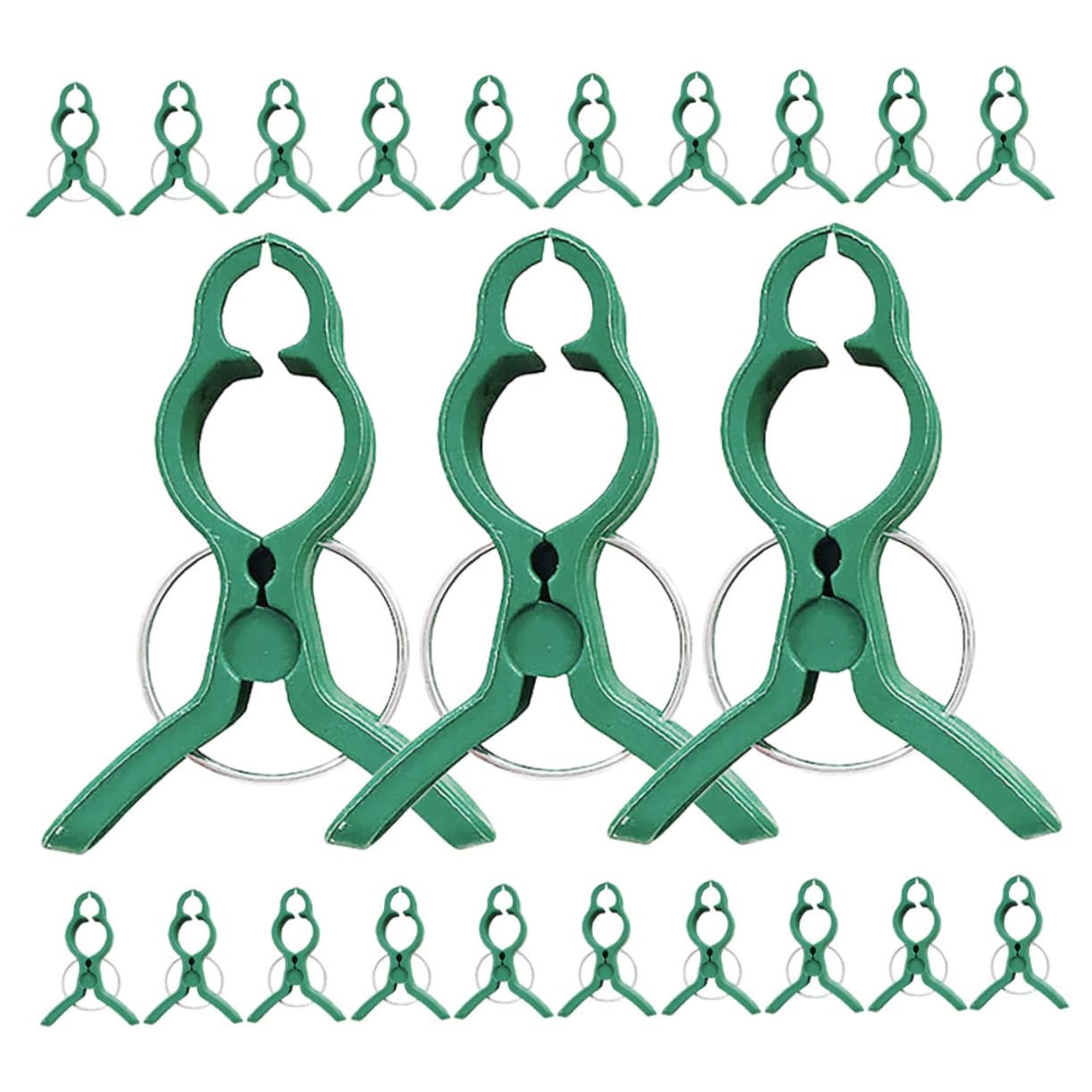 UPKOCH 4 Set Clip per Piante da Set Fermagli per Clip Regolabili E Resistenti per Piante Rampicanti E Accessori Pratici E Riutilizzabili per Giardinaggio 60 Pezzi*4