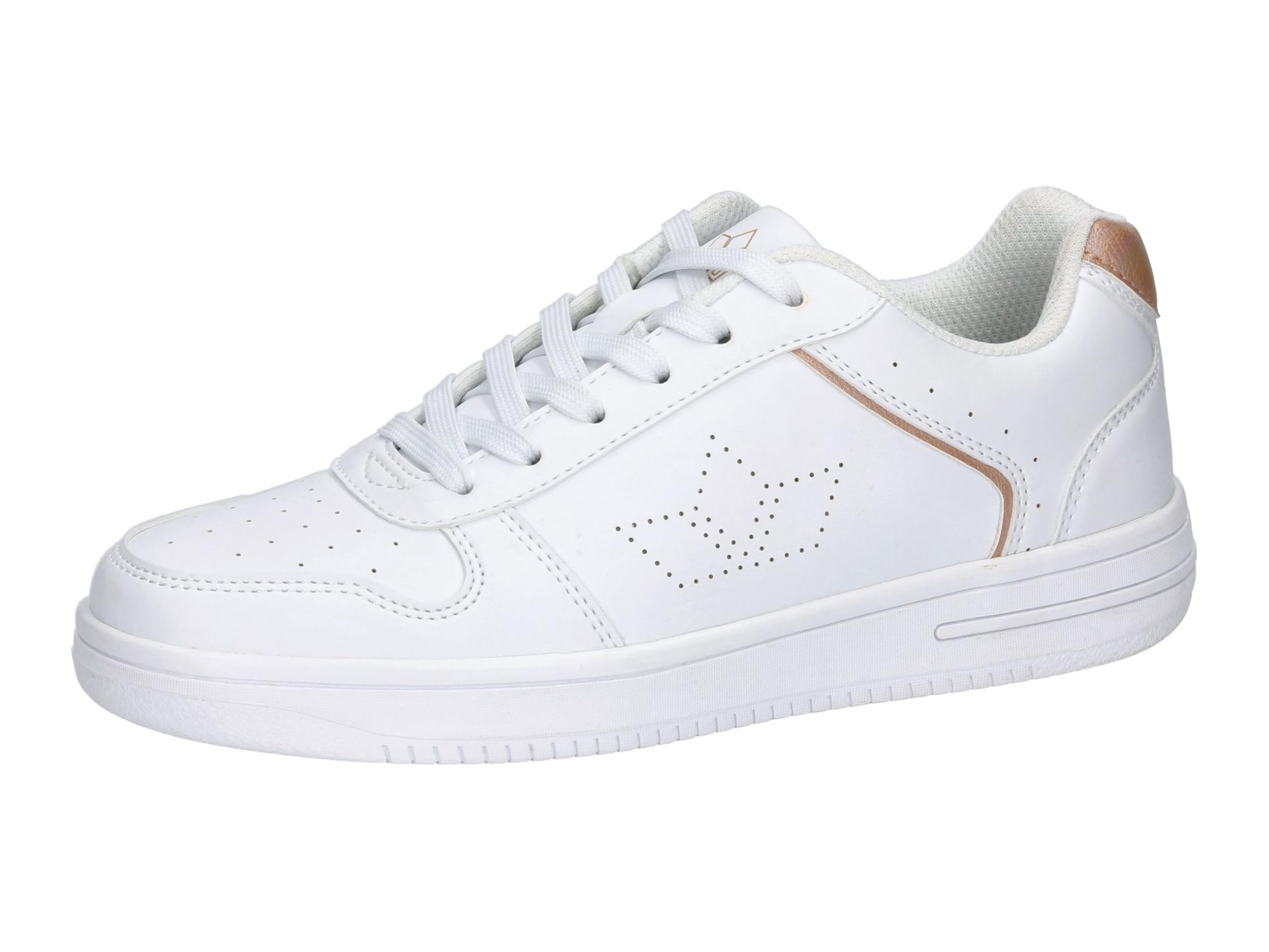 Lico Women's Leslie Trainers, White/Pink, 41 EU, White Pink, 8.5 UK