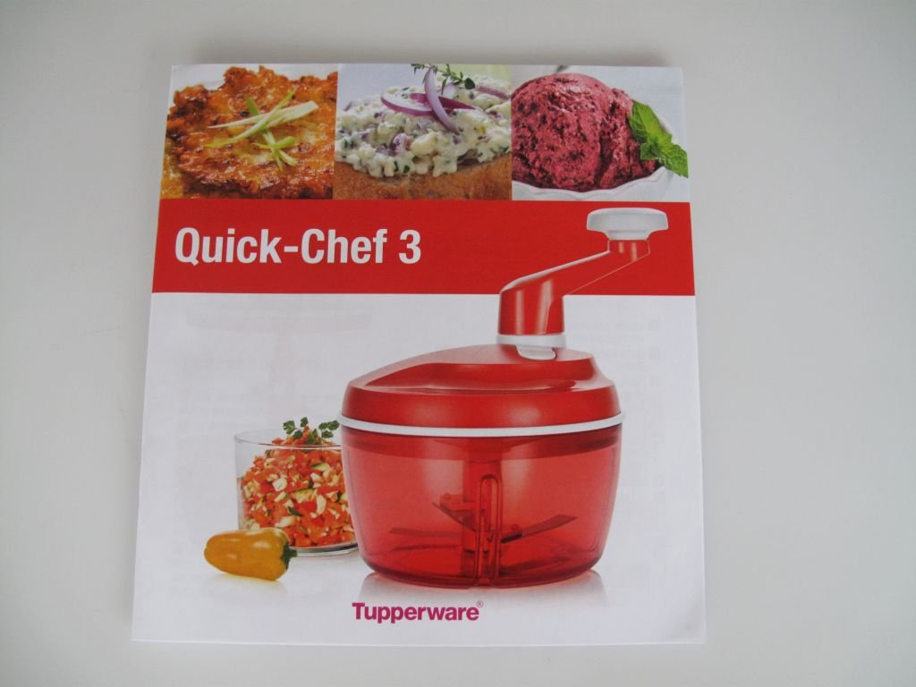 Quick Chef Tupperware - Bleu - Avec Livret De Recettes - Très Bon état