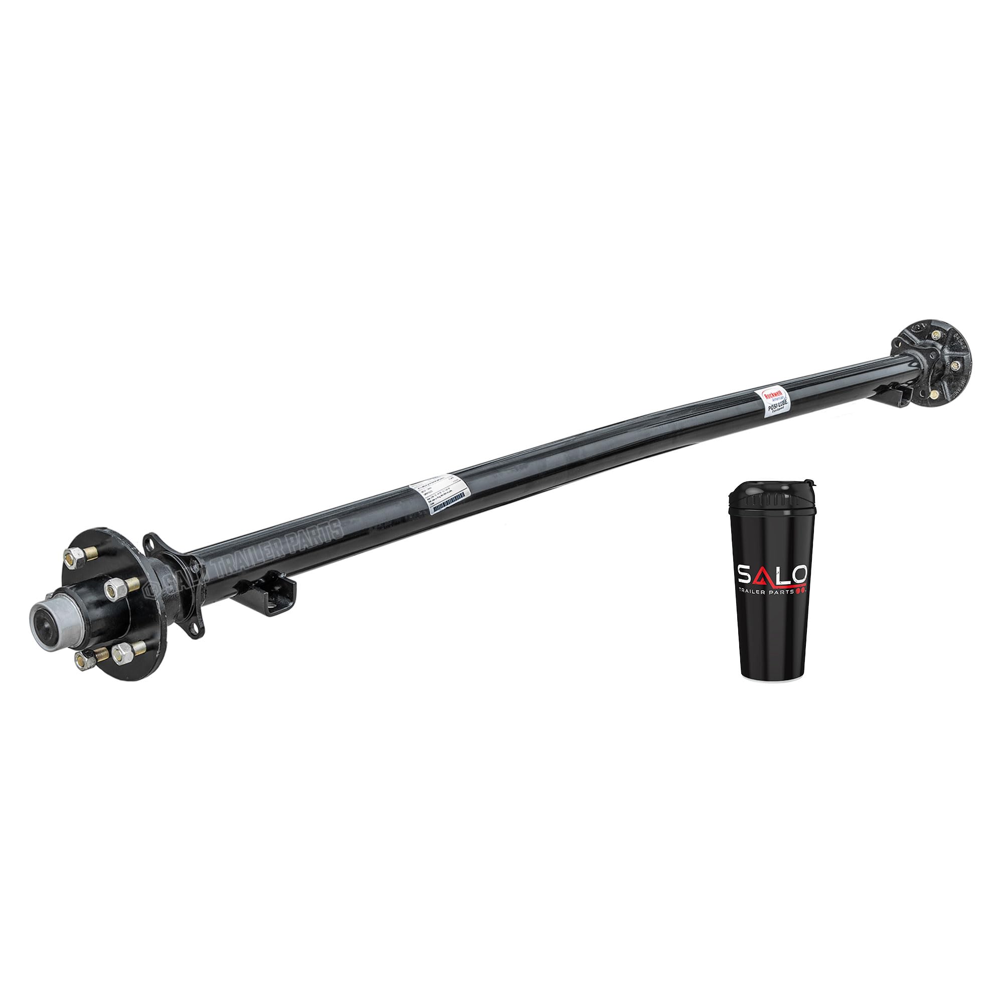 ローラーバー3トン ！ Amazon.com: 3,500 LB Idler Axle - Cambered Trailer Axle - 5