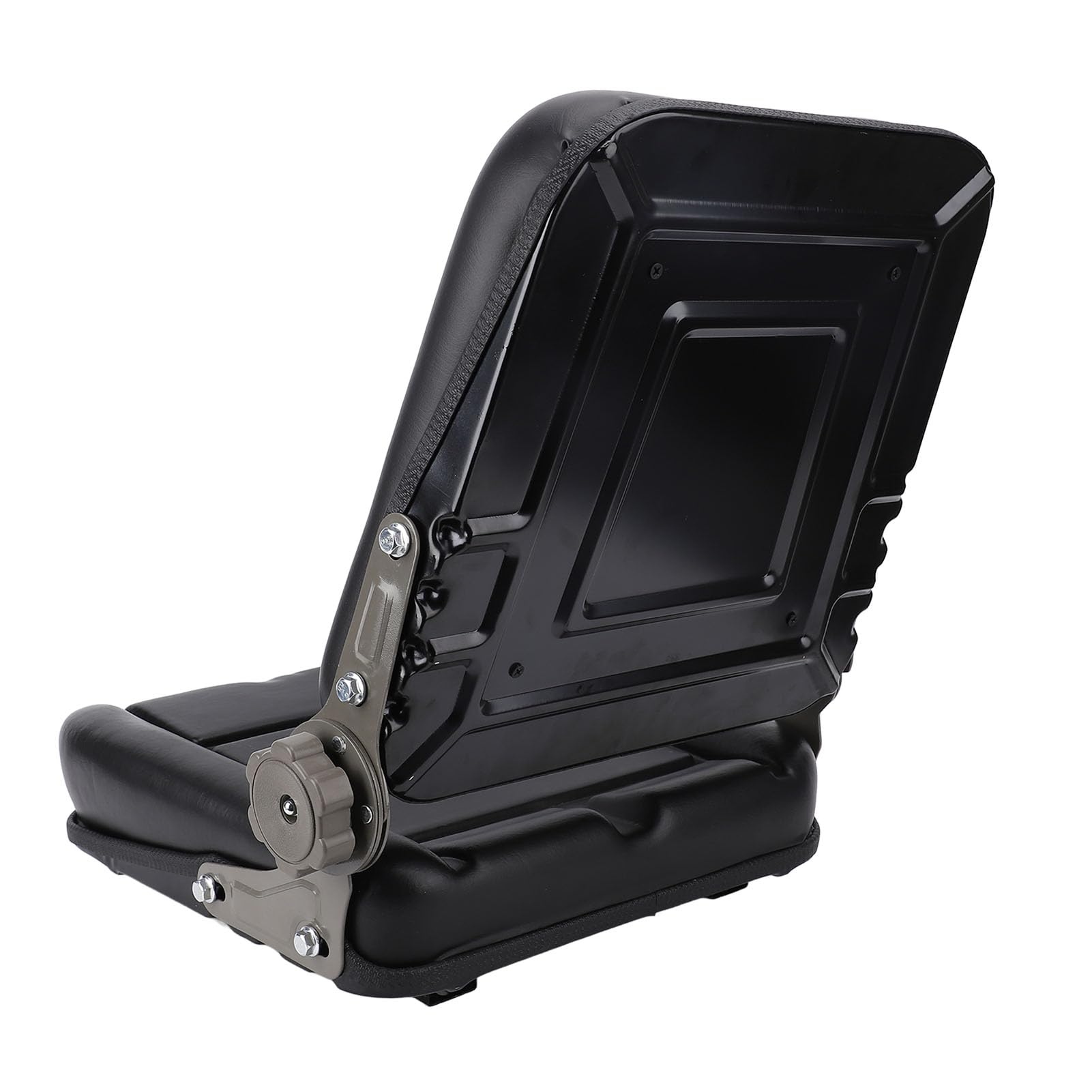 Marhynchus Asiento de Carretilla Elevadora, Cómodo Cojín Ergonómico Transpirable para Vehículos Mecánicos Agrícolas, Asiento de Tractor Universal de Cuero PU para Tractor