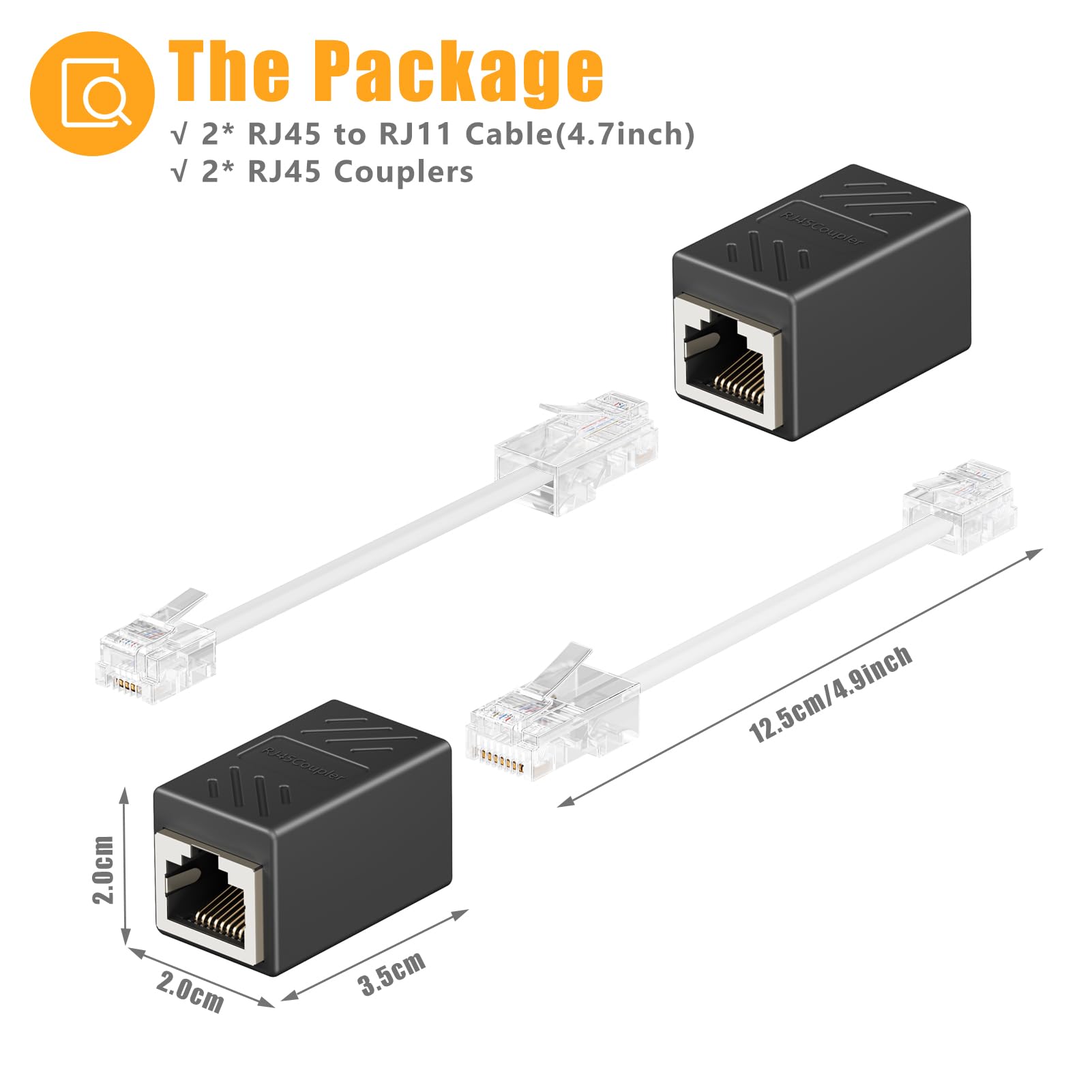 Adaptateur MoCA 2.5 – Port 2.5GBase-T – 2 Pack – Pour Réseau Câble Coaxial – Haut Débit Jusqu’à 3 Gbps – StarMax