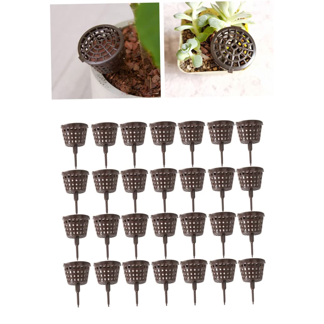Boîte d'engrais en plastique 100pcs pour bonsaï avec couvercle outil de jardinage